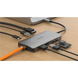 D-Link USB-C HUB 8-in-1, DUB-M810 DUB-M810
