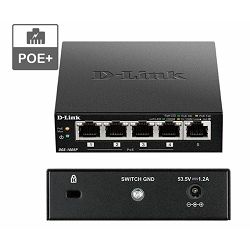D-Link POE+ switch neupravljivi, DGS-1005P/E DGS-1005P/E