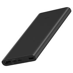 Mobilni USB punjač XIAOMI Mi PowerBank 3, 10000 mAh, crni 6934177711602