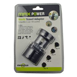 Putni adapter MAXPOWER WP-3UT, crni 3858890430950