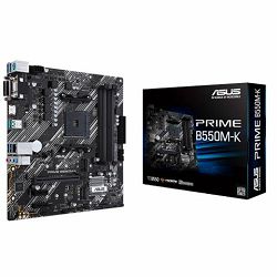 Matična ploča ASUS Prime B550M-K, AMD B550, mATX, s. AM4 90MB14V0-M0EAY0