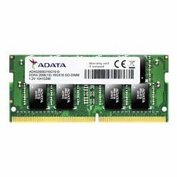 Memorija SO-DIMM PC-21300, 8GB, ADATA , AD4S266638G19-S, DDR4 2666MHz AD4S266638G19-S