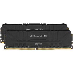 Memorija PC4-25600, 16 GB, CRUCIAL Ballistix Black BL2K8G32C16U4B, DDR4 3200MHz, kit 2x8GB 	BL2K8G32C16U4B