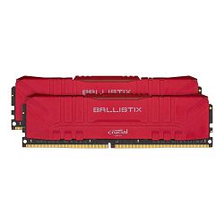 Memorija PC4-25600, 16 GB, CRUCIAL Ballistix Red BL2K8G32C16U4B, DDR4 3200MHz, kit 2x8GB BL2K8G32C16U4R
