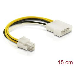 Kabel DELOCK, 4-pin Molex (Ž) na 4-pin P4 (M), interni, 15cm 82391