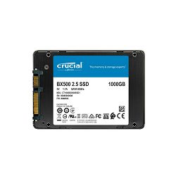 SSD 1 TB CRUCIAL BX500, CT1000BX500SSD1, SATA 3, 2.5", maks do 540/500 MB/s CT1000BX500SSD1