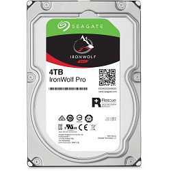 Tvrdi disk 4000 GB SEAGATE Ironwolf Pro NAS ST4000NE001, HDD, SATA3, 256MB cache, 7200 okr./min, 3.5", za NAS ST4000NE001