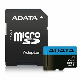 MEM SD MICRO 64GB Premier A1 + ADP AD AUSDX64GUICL10A1-RA1