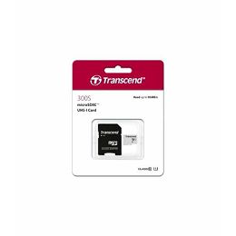 Memorijska kartica SD MICRO 64GB HC Class 10 UHS-I + 1ad 300S TS TS64GUSD300S-A