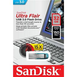 USB memorija Sandisk Ultra Flair USB 3.0 Tropical Blue 32GB SDCZ73-032G-G46B