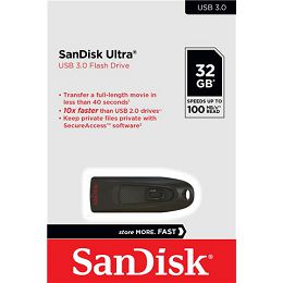 USB memorija Sandisk Ultra USB 3.0 Black 32GB SDCZ48-032G-U46