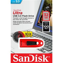 USB memorija Sandisk Ultra USB 3.0 Red 32GB SDCZ48-032G-U46R