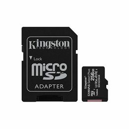 MEM SD MICRO 256GB Canvas Plus + ADP SDCS2/256GB