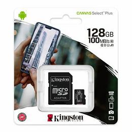 MEM SD MICRO 128GB Canvas Plus + ADP KIN SDCS2/128GB