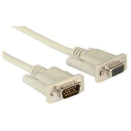 Roline VGA produžni kabel, HD15 F/M, 3.0m, sivi