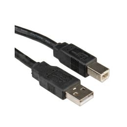 Roline USB2.0 kabel TIP A-B M/M, 0.8m, crni