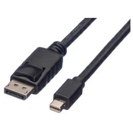 Roline DisplayPort kabel v1.1, DP - Mini DP, M/M, 5.0m, crni