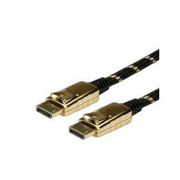 Roline GOLD DisplayPort kabel v1.2, DP-DP M/M, 1.0m, crno/zlatni