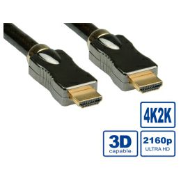 Roline HDMI Ultra HD kabel sa mrežom, M/M, 2.0m