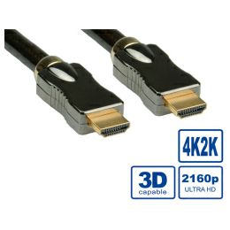 Roline HDMI Ultra HD kabel sa mrežom, M/M, 5.0m