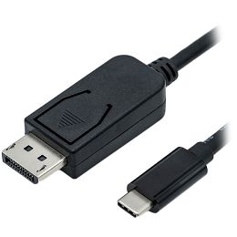 Roline USB-C - DisplayPort kabel, M/M, 2.0m, crni