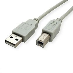 STANDARD USB2.0 kabel TIP A-B M/M 1.8m, bež