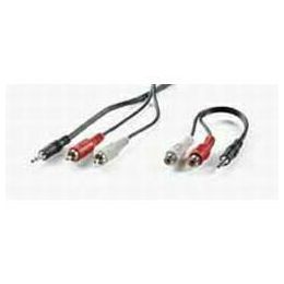 Roline VALUE kabel adapter 3.5mm (M) - 2×chinch (F), 0.2m