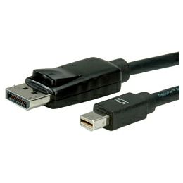 Roline VALUE DisplayPort kabel, DP - Mini DP, M/M, 1.0m, crni