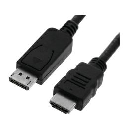 Roline VALUE DisplayPort kabel v1.1, DP - HDMI (HDTV), M/M, 4.5m, crni