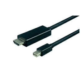 Roline VALUE Mini DisplayPort kabel v1.2, Mini DP - UHDTV, M/M, 2.0m, crni