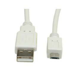 Roline VALUE USB2.0 kabel TIP A(M) na Micro B(M), 1.8m, bijeli