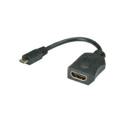 Roline VALUE adapter micro USB (MHL) na HDMI, 0.1m (pasivan)