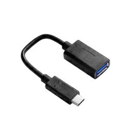Roline VALUE adapter/kabel USB 3.2 Gen1, USB-C - Tip A, M/F, OTG, 0.15m, crni