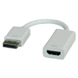 Roline adapter/kabel DisplayPort - HDMI, M/F, 0.15m