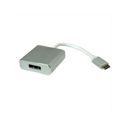 Roline adapter USB-C - DisplayPort v1.2, M/F, 0.1m