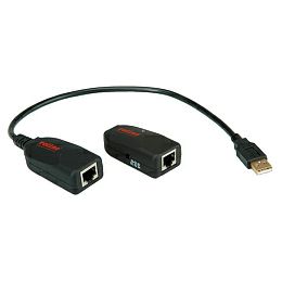 Roline USB2.0 Extender over RJ-45 (do 50m), crni