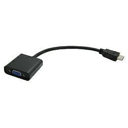 Roline VALUE adapter/kabel HDMI - VGA, M/F, 0.15m