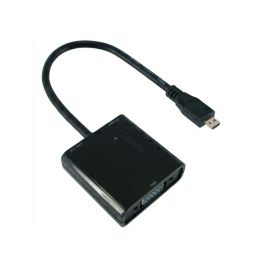 Roline VALUE adapter/kabel Micro HDMI - VGA, M/F, 0.15m