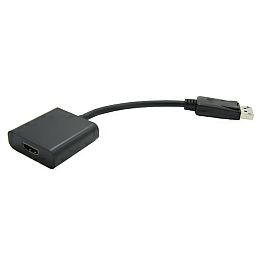 Roline VALUE adapter/kabel DisplayPort - HDMI, M/F, 0.15m