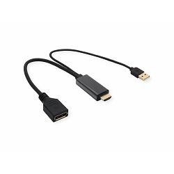 Roline VALUE adapter/kabel v1.2, HDMI M - DP F