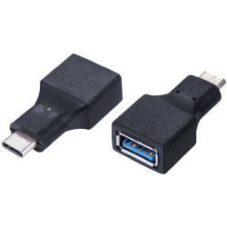 Roline VALUE adapter, USB 3.2 Gen1 (C) na USB 3.1 Gen1 (A), M/F, OTG, crni