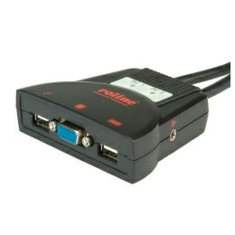Roline KVM "Star" preklopnik (1 korisnik/2 PC), USB/Audio