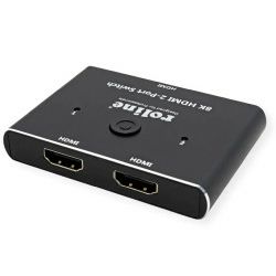 Roline HDMI dvosmjerni preklopnik 8K60 (2 ulaza/1 izlaz)