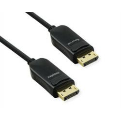Roline VALUE DisplayPort kabel v1.4 (AOC), M/M, 30m, crni