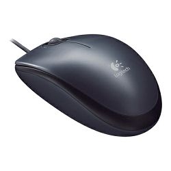 LOGI M90 corded optical Mouse grey 910-001793