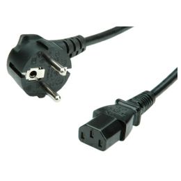 Roline VALUE naponski kabel, ravni IEC320 C13, 1.8m, crni