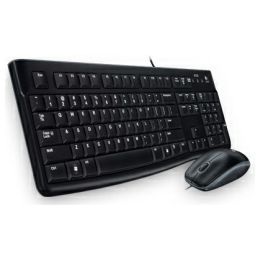 Logitech MK120 tipkovnica+miš, USB, crna (920-002549)