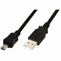 Kabel SBOX, mini USB-A (M) na USB (M), 2 m, crni