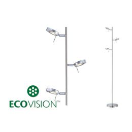 EcoVision LED podna svjetiljka sa 3 akrilna sjenila, 3×5W, 3000K