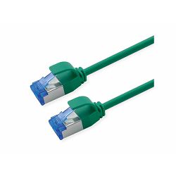 Roline  S/FTP (PiMF) Data Center mrežni kabel, Cat.6A (Class EA), slim, LSOH, tangle free, 3.0m, zeleni